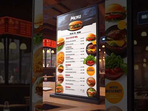 Trending Restaurant Food Menu Design 2024-2025 #restaurantmenu #cateringmenu