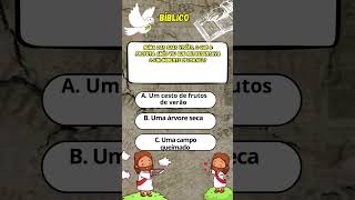 Quiz Bíblico: Batismos, Tribos e Visões.