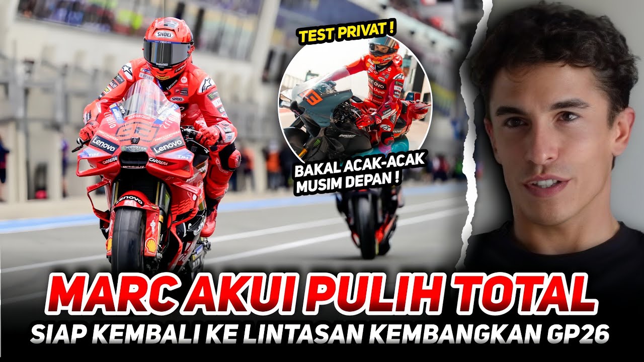 Good News🔥Marc Marquez Admits Fully Recovered and Ready to Return to the Track to Develop the Des...