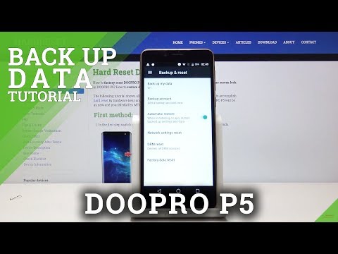 How to Enable Google Backup in DOOPRO P5 – Protect Data