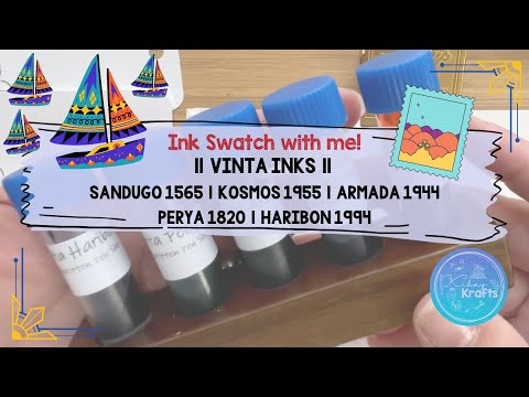 Come swatch MORE Vinta Inks with me: Sandugo | Kosmos | Armada | Perya | Haribon