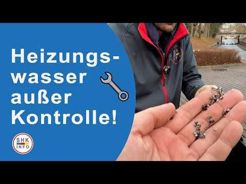 Danger to the system! Scale formation in the heating water.