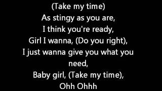 Chris Brown FT Tank- Take my time (Lyrics on screen) karaoke Graffiti