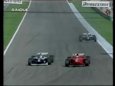 F1 Europa 1997 - La sincerità di Mazzoni e Poltronieri (Rai) dopo la collisione Schumy/Villeneuve
