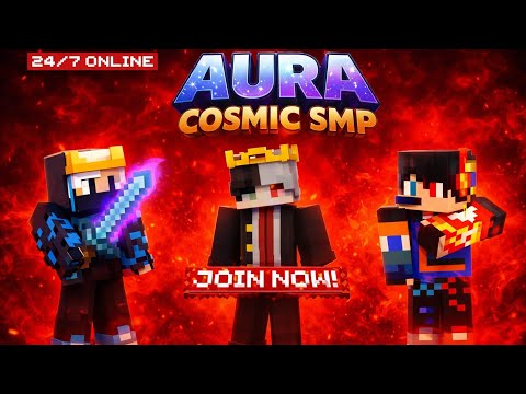 Aura Cosmic SMP - Minecraft Survival Server IP