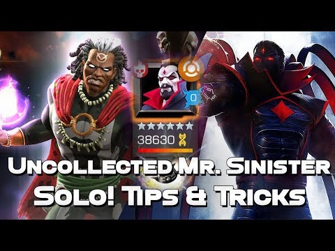 Dr. Voodoo Vs. Uncollected Mr. Sinister  - Pro Tips - Marvel Contest Of Champions