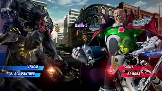 MARVEL VS. CAPCOM: INFINITE Venom,Black Panther Gameplay In Arcade Mode