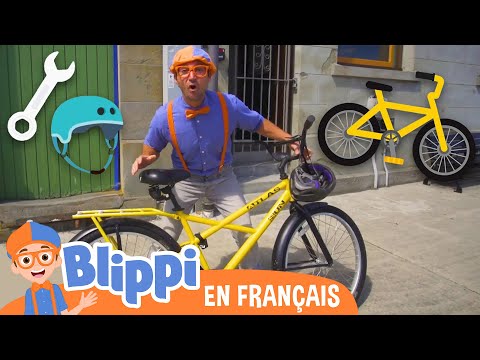 Blippi visite et découvre la ville sur un vélo | Blippi en français |Vidéos éducatives pour enfants
