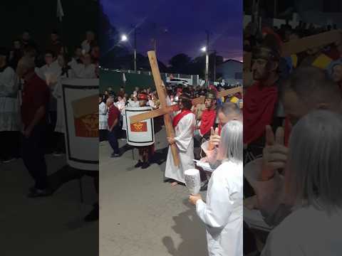 PROCISSÃO SEXTA FEIRA SANTA EM MONTE CASTELO SANTA CATARINA