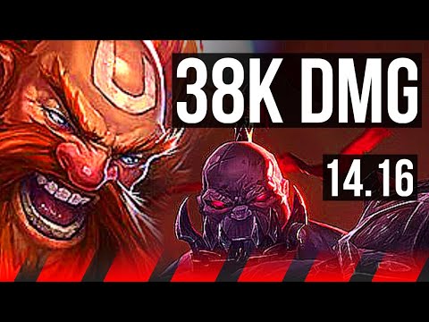 GRAGAS vs SION (TOP) | 11/0/4, Legendary, 38k DMG, 500+ games | EUW Master | 14.16