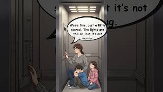 🚪 Real-Life English Dialogue | Elevator Emergency Conversation for Beginners