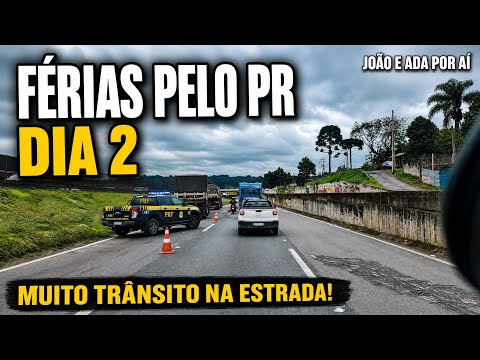 Férias pelo Paraná – Dia 2: Muito Trânsito na BR-101, e Rodovia do café ☕ e Parada em Ponta Grossa