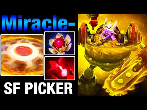 Miracle- Timbersaw - SF PICKER! With Lotus Orb and BloodStone - 7.02 Dota 2