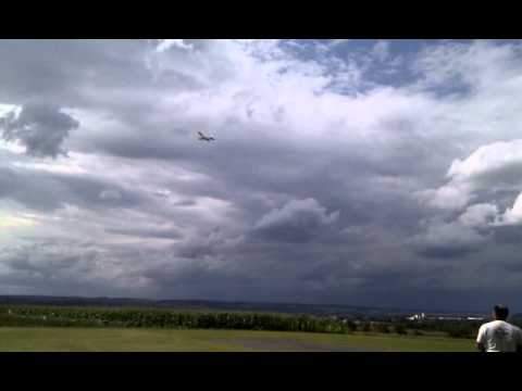 Pilatus PC-6 bei "etwas" Gegenwind