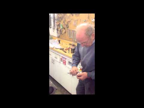 Installing and adjusting new valves in a Ford flathead V-8