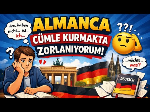 Lesson 80: How to construct sentences in German from A1 to B1?