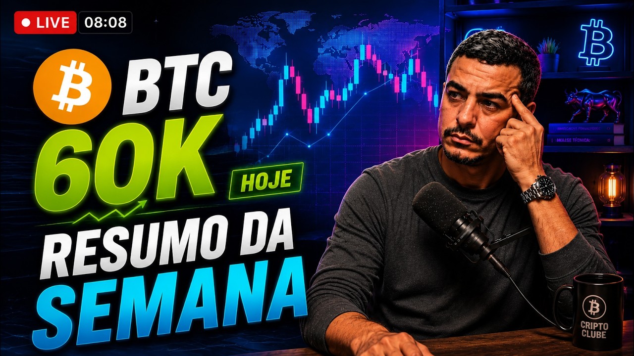 Bitcoin HOJE - Resumo da SEMANA - Analisando Ações Mercados e ETFs - Day Trade Cripto