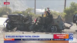 5 dead in fiery collision near Point Mugu in Ventura County