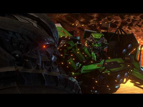 Megatron VS Ratchet.Transformers Prime(Bayverse remake)