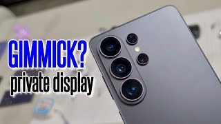 Layar Private Galaxy S26 Ultra GIMMICK