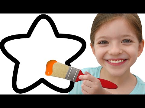 Adel Paints Shapes | Best Educational Video for Toddlers