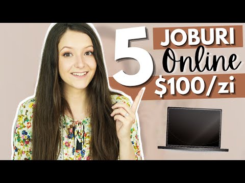 5 Idei de Joburi Online - $100/Zi ca Freelancer Online