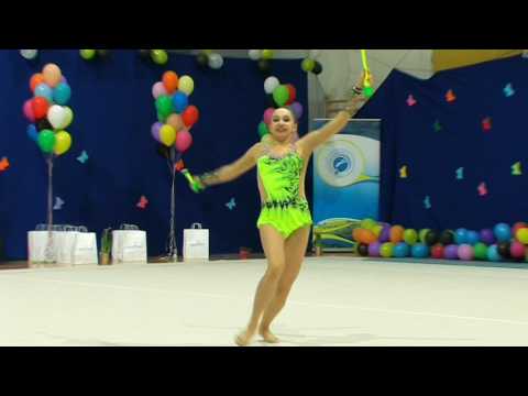 Natalia Kulig clubs Carramba Cup 2017, gold medal senior all around