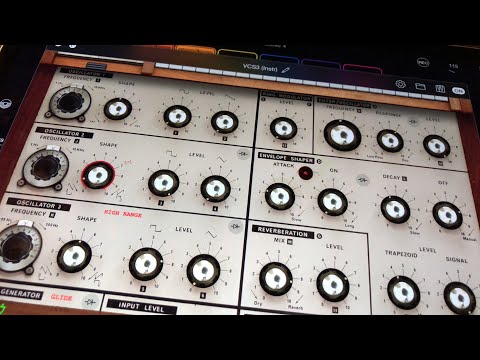 Exploring the Amazing World of the iVCS3 - Official EMS VCS3 Emulator - Tracked in Loopy Pro
