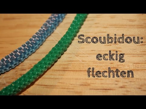 Scoubidou - eckiges Geflecht (Grundtechnik) | DIY