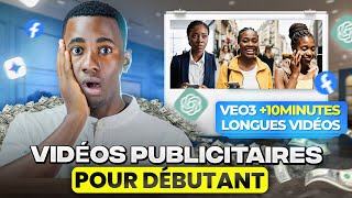 Comment Créer des Vidéos Publicitaires IA Gratuites de 10 à 20 minutes avec Google Veo3(mise à jour)