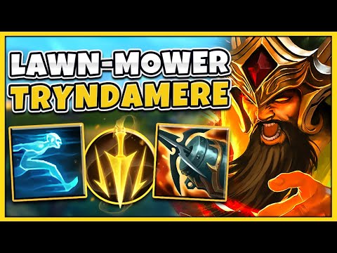 Run Down ALL Enemies With LAWN-MOWER Tryndamere! (#1 Tryndamere World Gameplay)