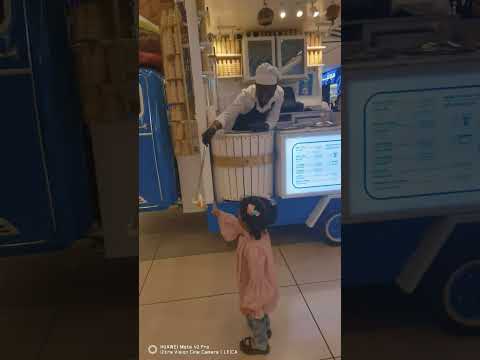 Habiba in Kuwait ice cream