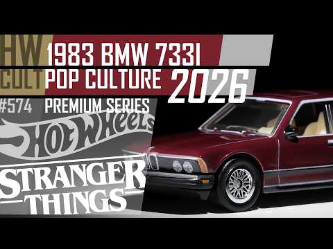 Hot Wheels Premium Pop Culture Stranger Things 1983 BMW 733i - фото 1 - id-p2989100525