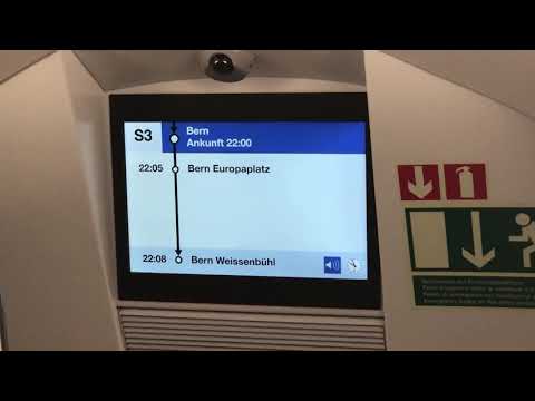 BLS/CFF Ansage - Bern - S3 Belp/Bern Weissenbühl