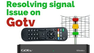 How to restore full signal on Gotv