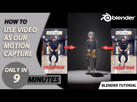 Turn Video Into Motion Capture Using AI + Blender! (No Suit Needed) | Blender Tutorial