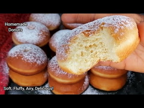DOUGHNUTS RECIPE/ How to Make The Perfect Soft Fluffy Airy Homemade Donuts. Quick and Simple 💯