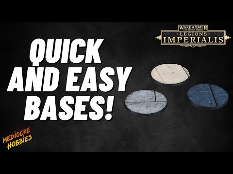 3 easy basing ideas for Legions Imperialis!