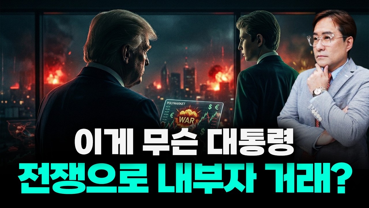 전쟁도 트럼프에겐 코인판일 뿐? 추악한 내부자 거래 의혹 #박시동