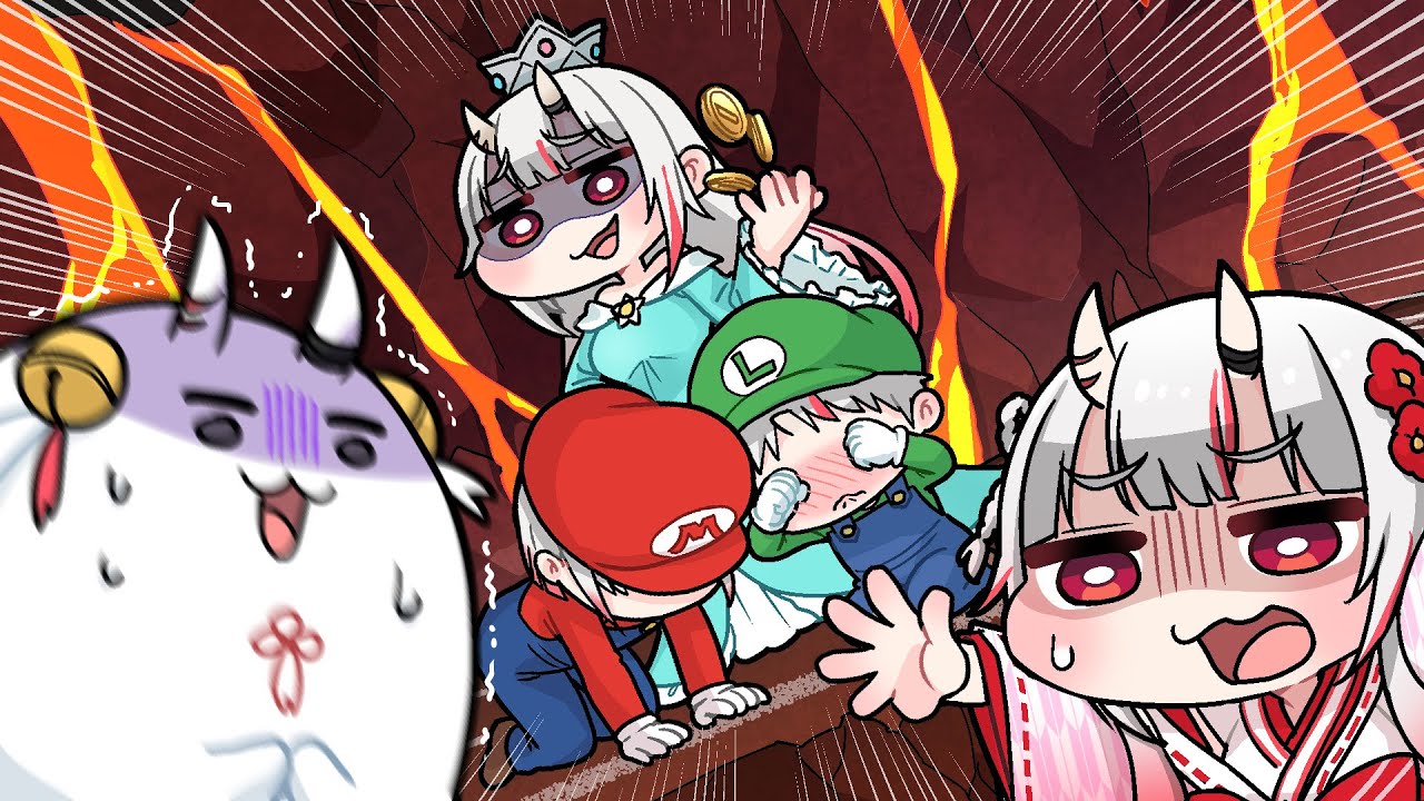 【手描き】可愛い従妹でもゲームでボコす百鬼あやめ【こまいぬ/切り抜き/Hololive】