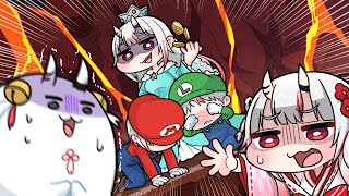 【手描き】可愛い従妹でもゲームでボコす百鬼あやめ【こまいぬ/切り抜き/Hololive】