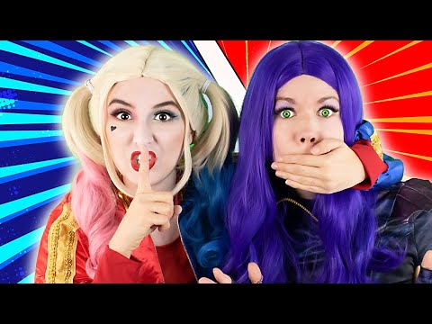 MAL Reveals HARLEY QUINN’s Secret!! | BFF BESTIES