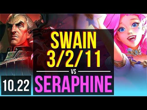 SWAIN & Ezreal vs SERAPHINE & Sivir (SUPPORT) | 3/2/11 | KR Grandmaster | v10.22