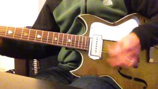 Video thumbnail for Vintage 1960's Custom Kraft Hollow Body Electric Guitar KAY Harmony Kessel Jazz USA by johnnyangel69