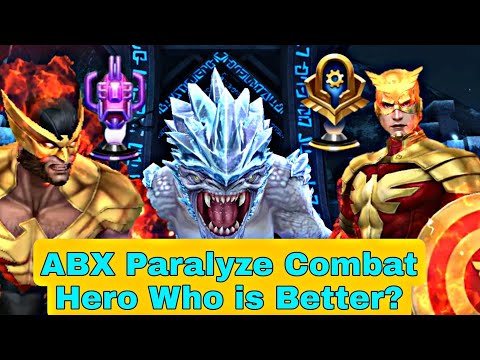 Captain America VS Wolverine ABX Paralyze Combat Super Hero Comparison - Marvel Future Fight
