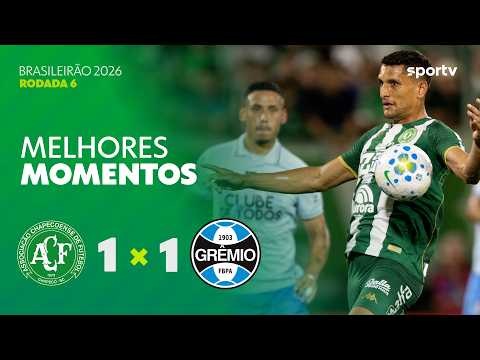 Chapecoense 1 X 1 Grêmio | Melhores Momentos | Brasileirão 2026