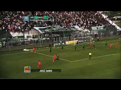 Gol de Sand. San Martín SJ 0 - Boca Unidos 1. Torneo Primera B Nacional 2014. FPT.