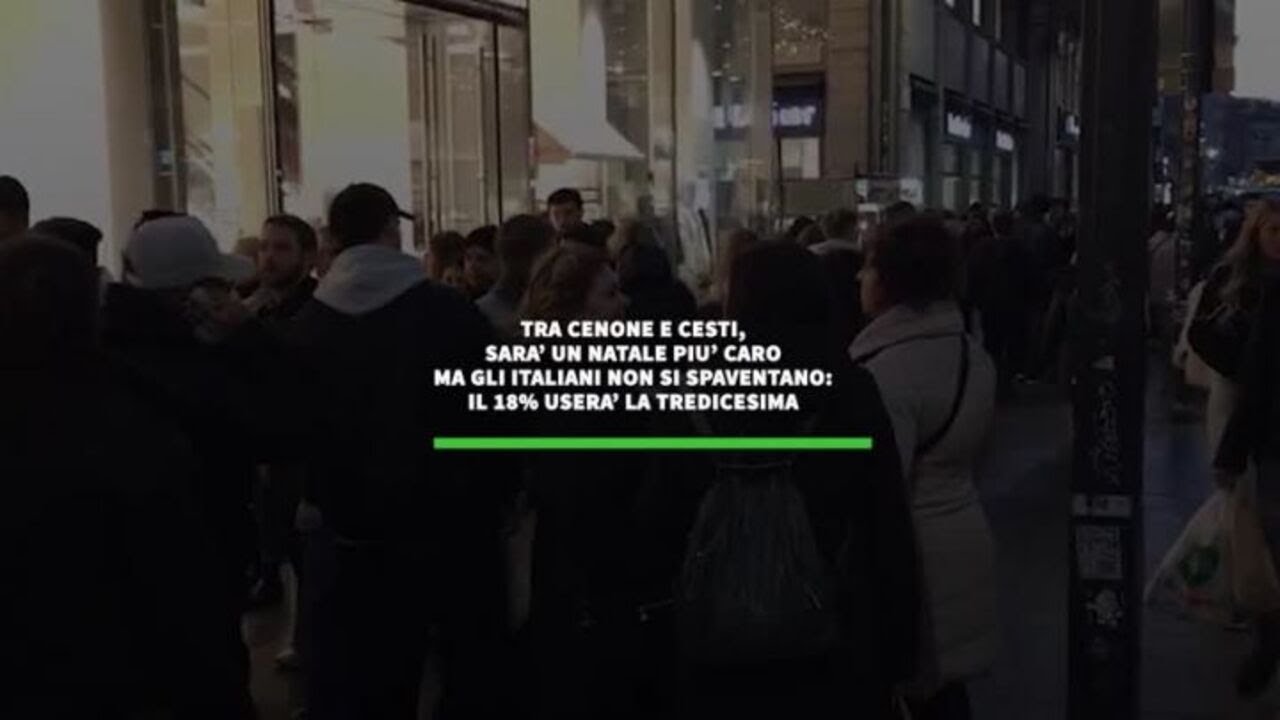 Tra cenone e cesti, sara' un Natale piu' caro per gli italiani