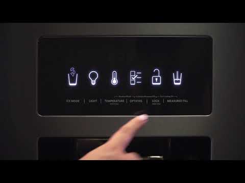 KitchenAid Refrigerators: Dispenser - Ice Mode, Measured Fill, In-Door Ice Storage, Control Lock