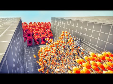 ROMANS TESTUDO vs EVERY GOD - Totally Accurate Battle Simulator TABS